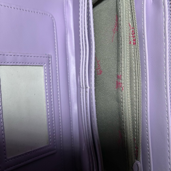 Betsey Johnson Purple XOLAYLA Clutch Crossbody 8.5” x 5” Quilted Bag NWT - Picture 14 of 16